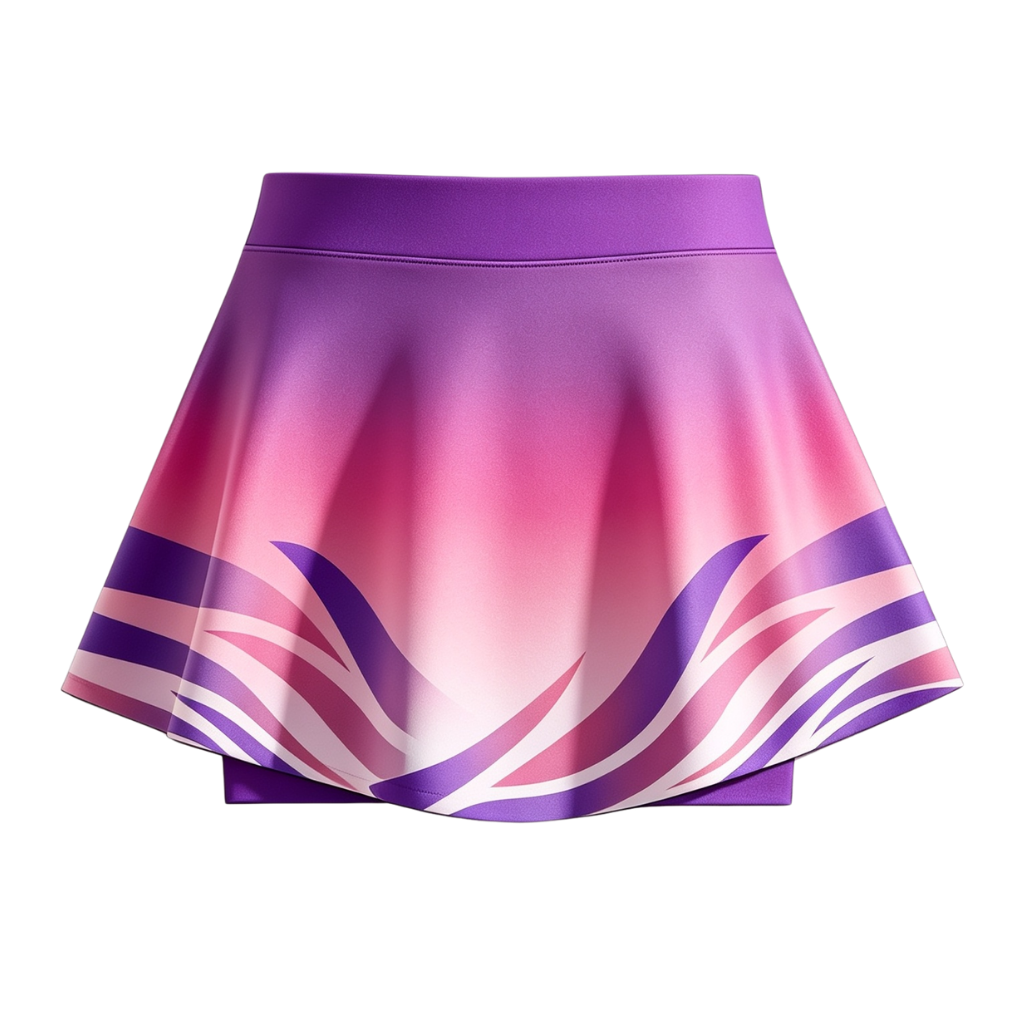 Rushen Twirlers Sublimated Lycra Rally Skirt