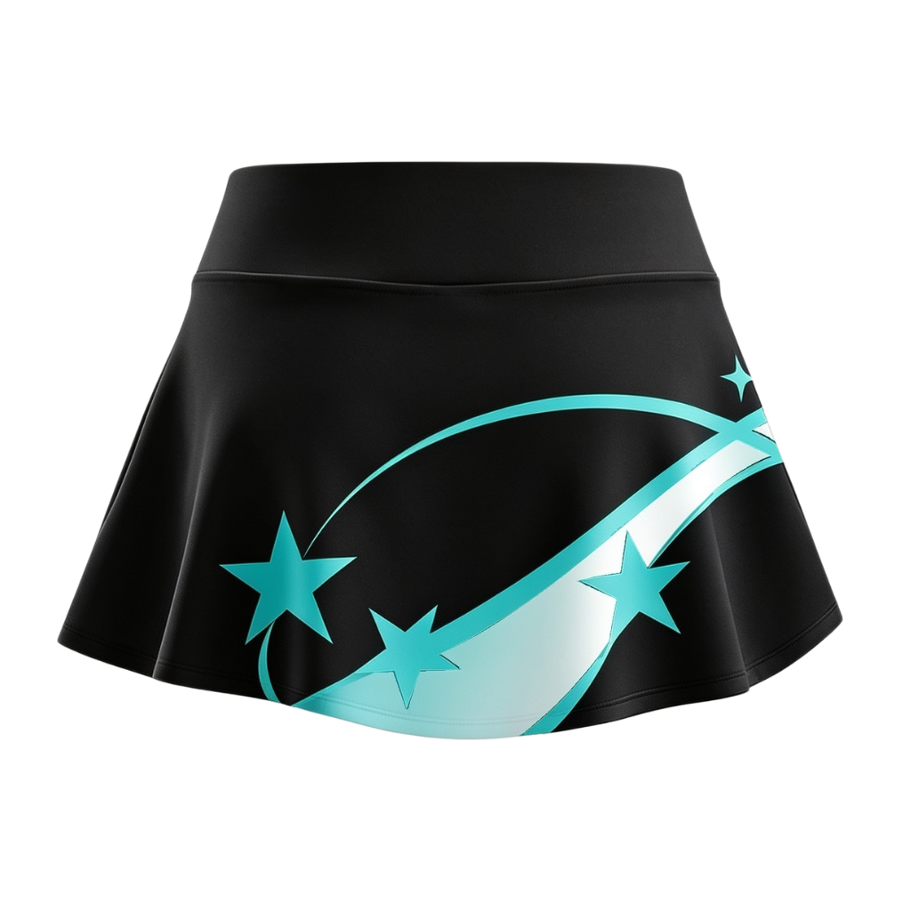 Infinity Twirlers Majorettes Sublimated Lycra Rally Skirt