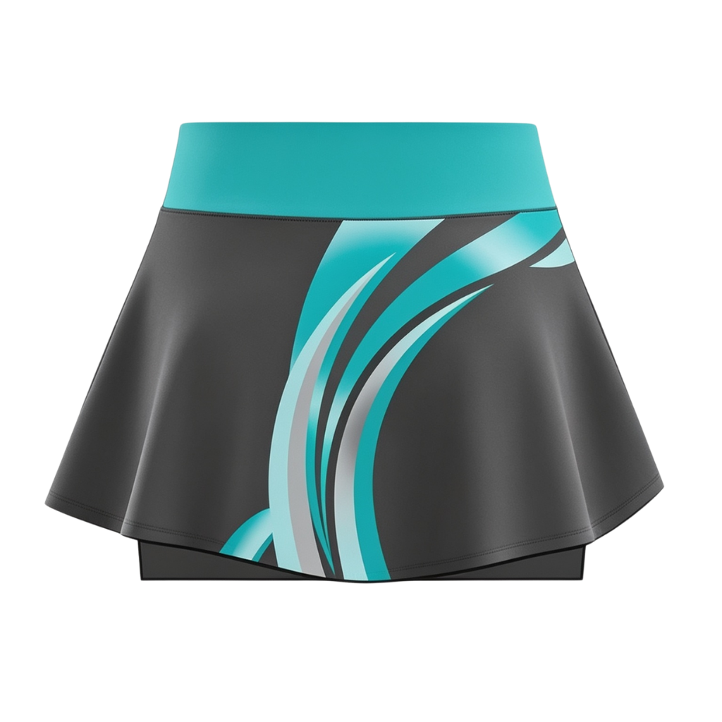 Twirl Fusion Sublimated Lycra Rally Skirt