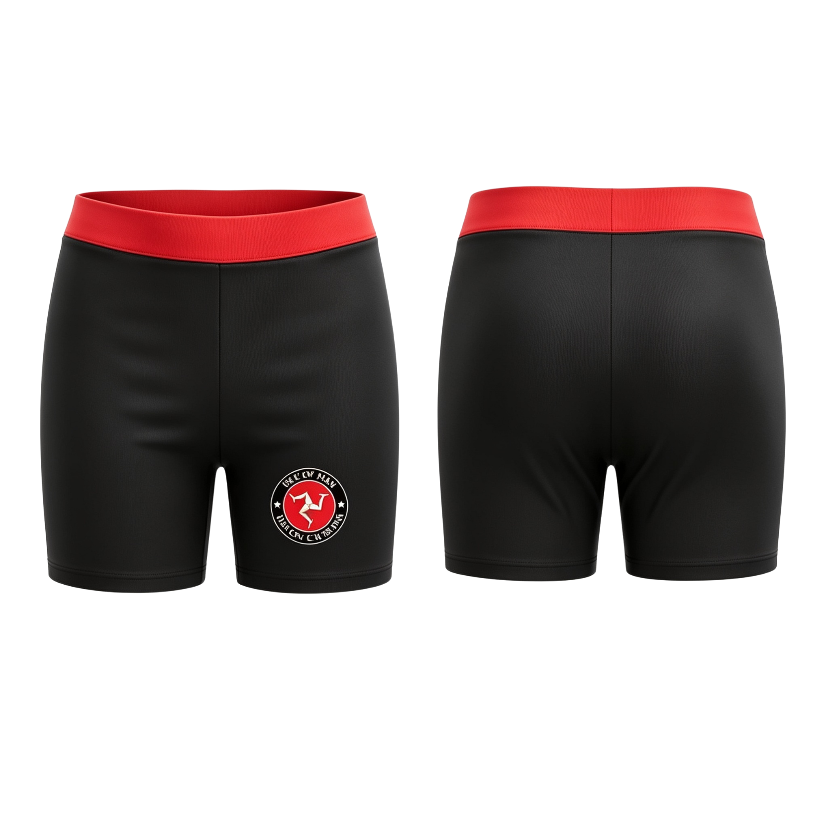 Isle of Man Baton Twirling Sublimated Lycra Shorts