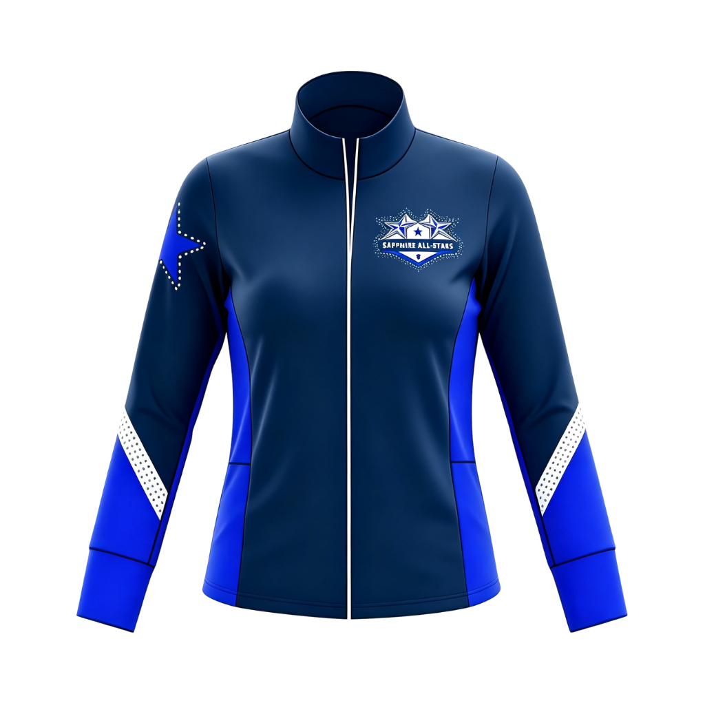 Sapphire All Stars Sublimated Full Zip Lycra Stretch Jacket
