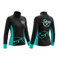 Infinity Twirlers Majorettes Sublimated 1/4 Zip Lycra Stretch Jacket