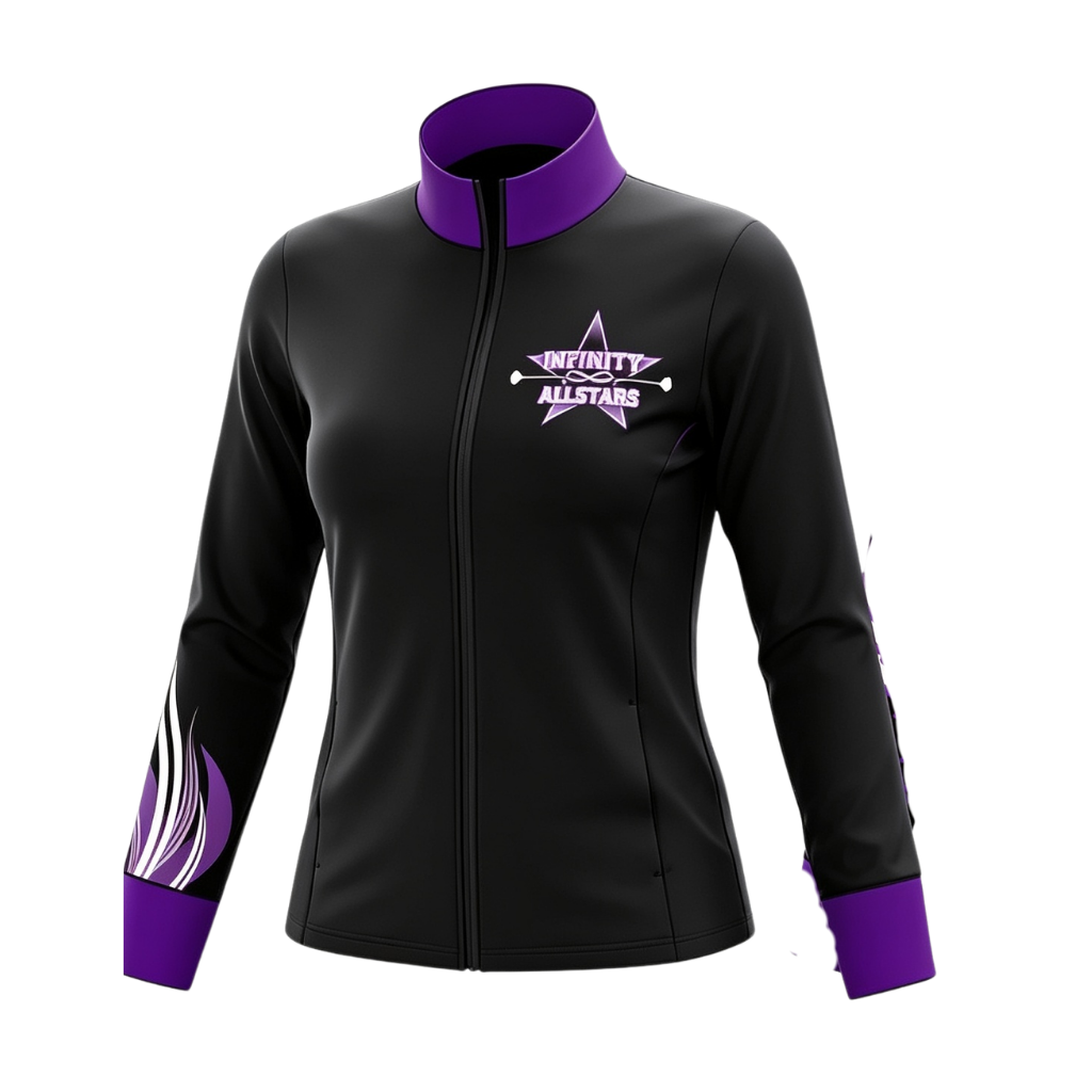 Infinity All Stars New Range  Sublimated Full Zip Lycra Stretch Jacket
