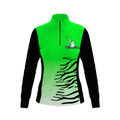 East Leeds Silhouettes Sublimated 1/4 Zip Lycra Stretch Jacket