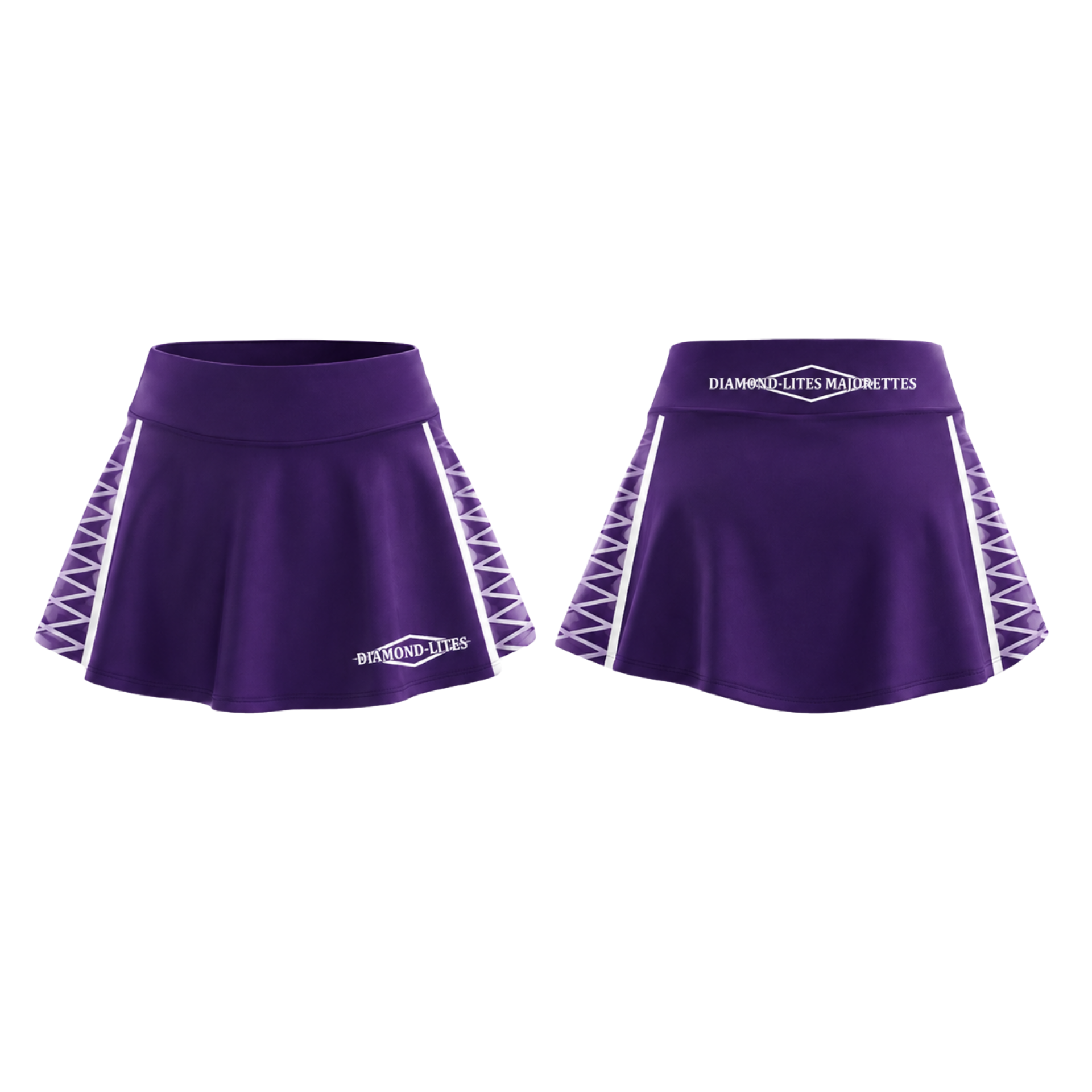 Diamond-lites  Sublimated Lycra Rally Skirt