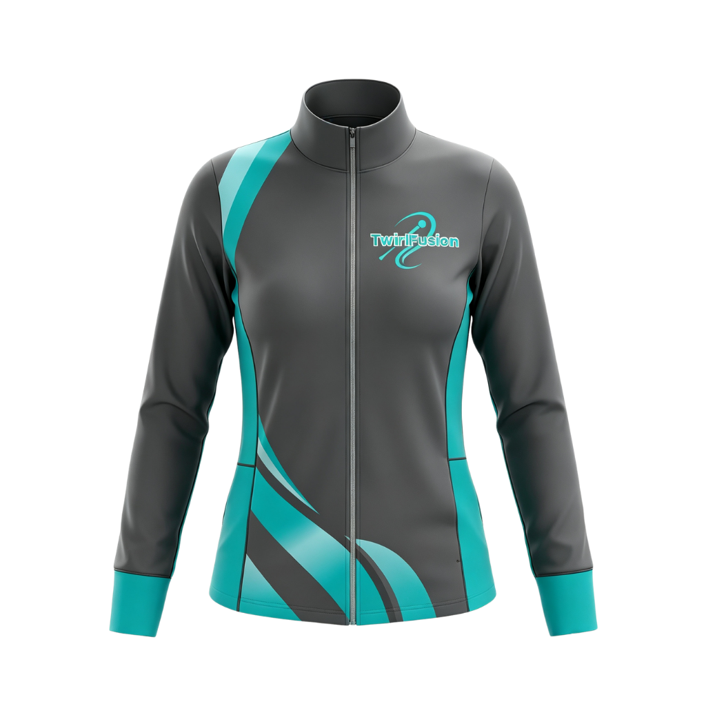 Twirl Fusion Sublimated Full Zip Lycra Stretch Jacket
