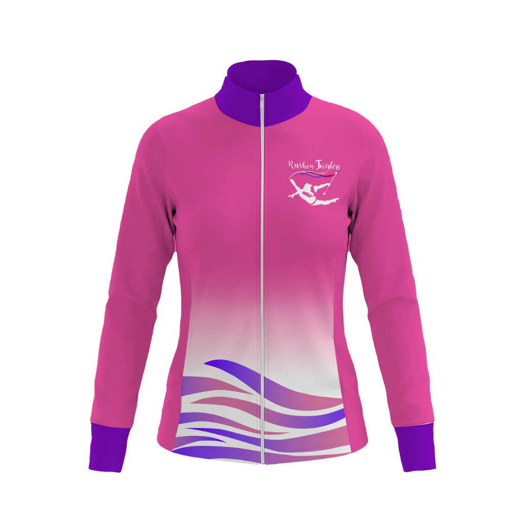 Rushen Twirlers Sublimated Full Zip Lycra Stretch Jacket