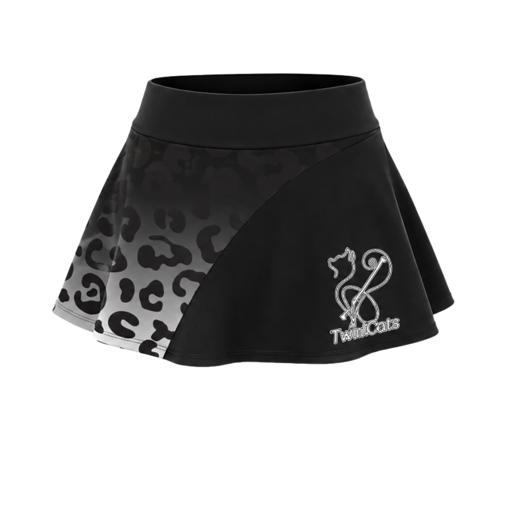 TwirlCats  Sublimated Lycra Rally Skirt