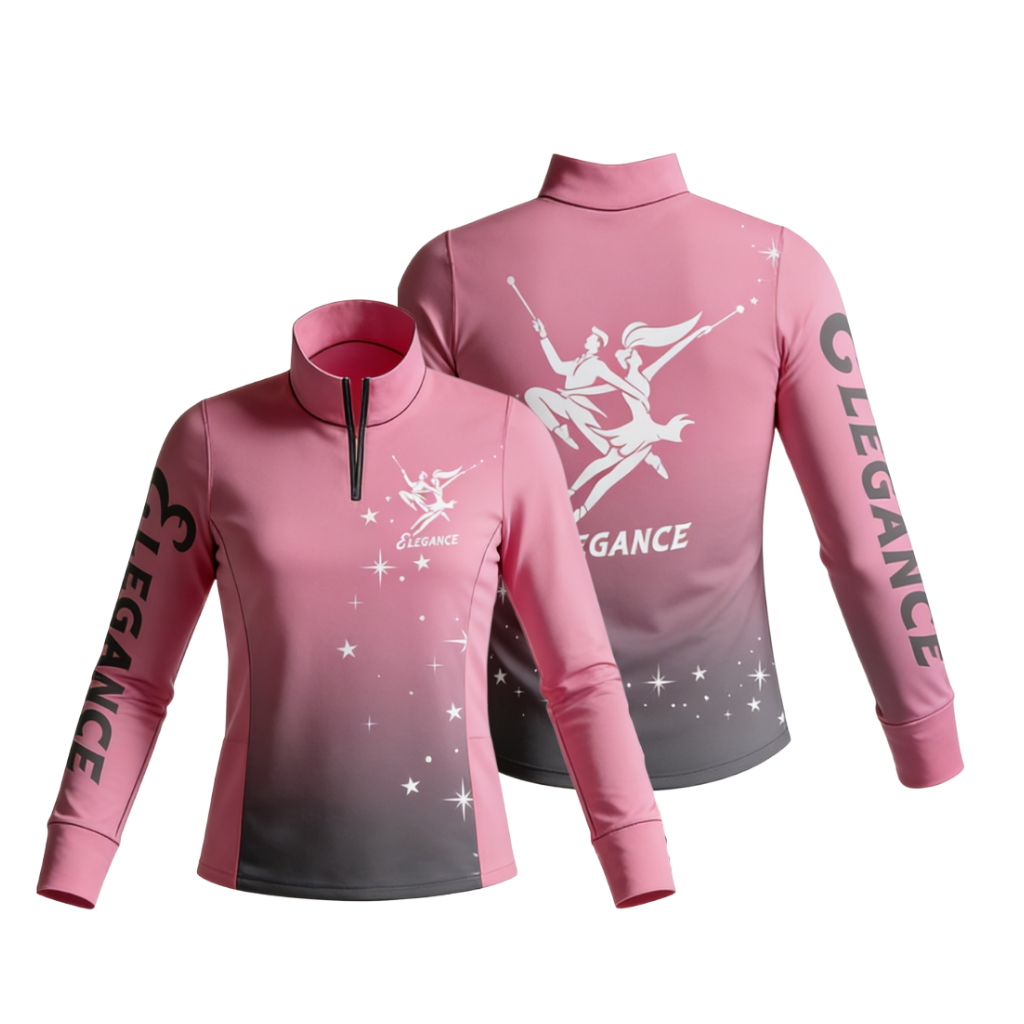 Elegance Dance Team Sublimated 1/4 Zip Lycra Stretch Jacket