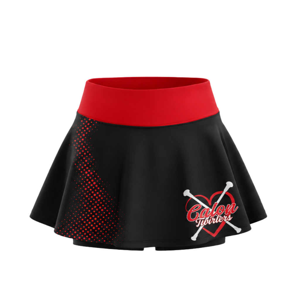Calon Twirlers  Sublimated Lycra Rally Skirt