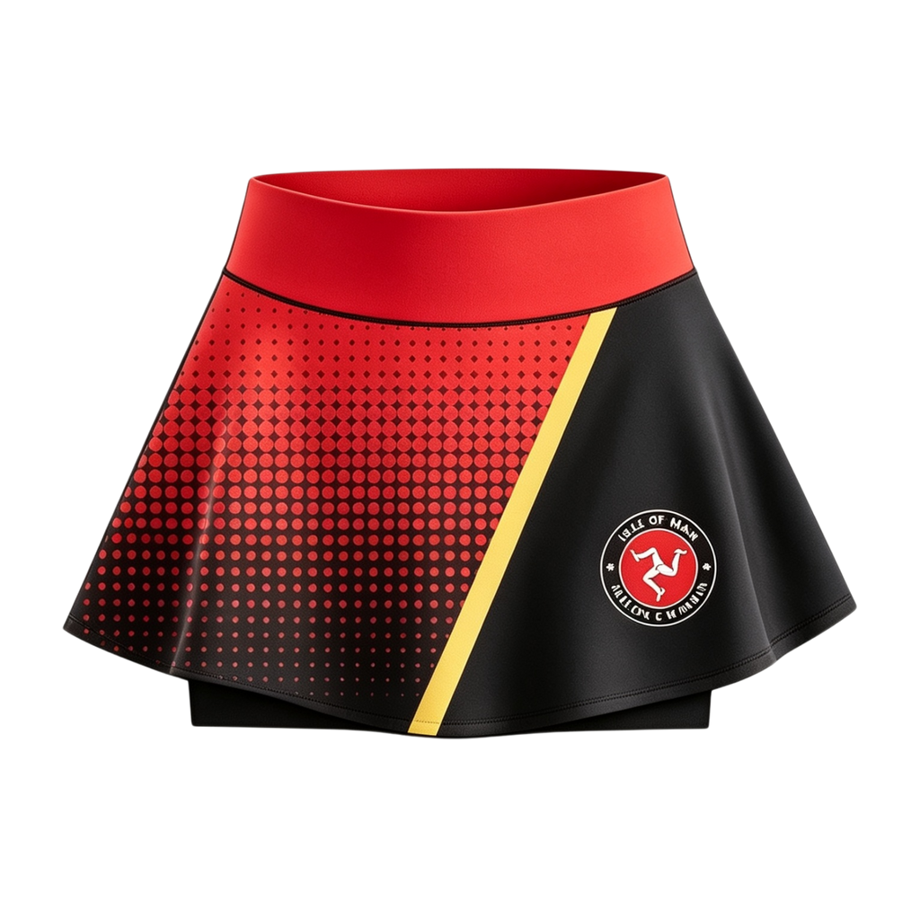 Isle of Man Baton Twirling Sublimated Lycra Rally Skirt