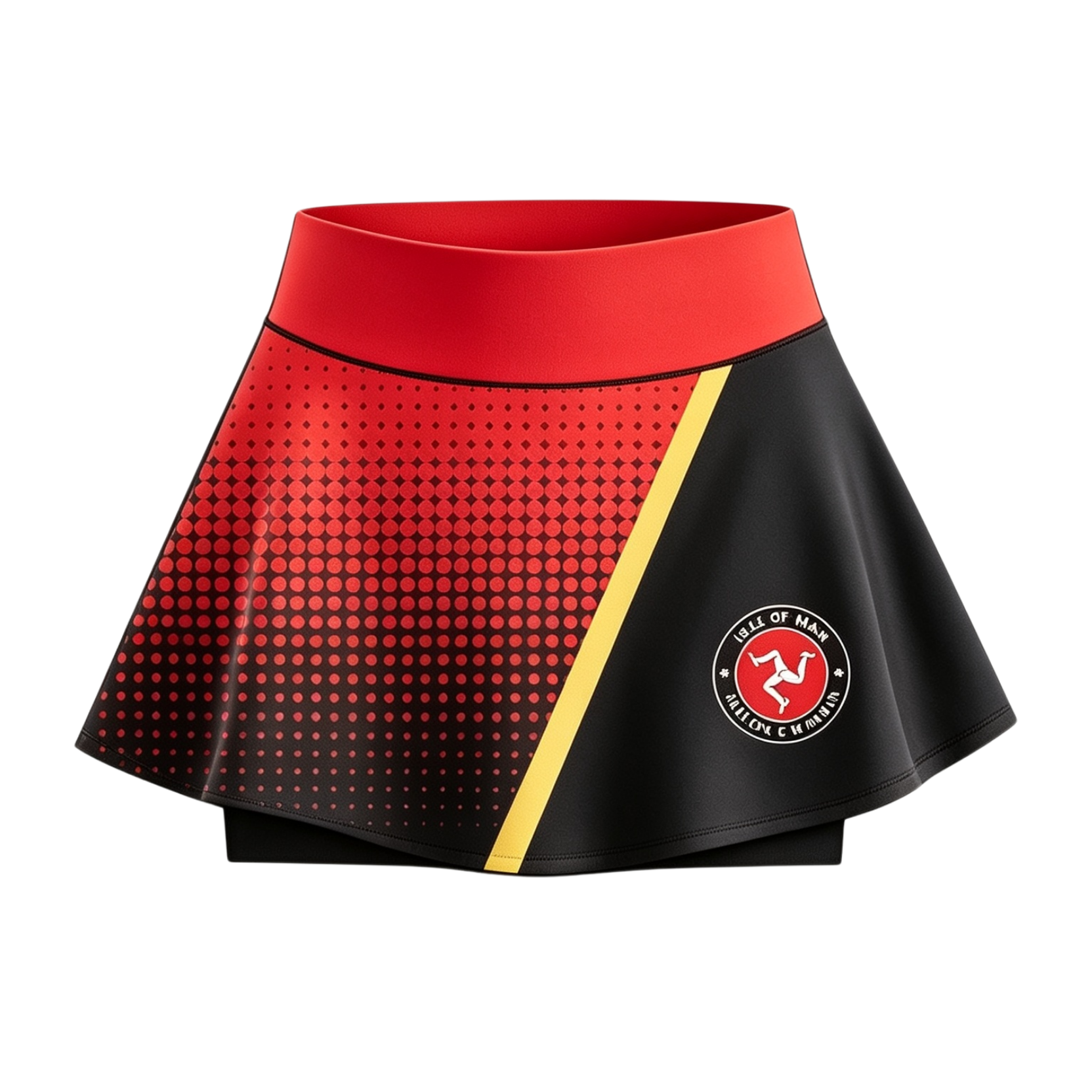 Isle of Man Baton Twirling Sublimated Lycra Rally Skirt