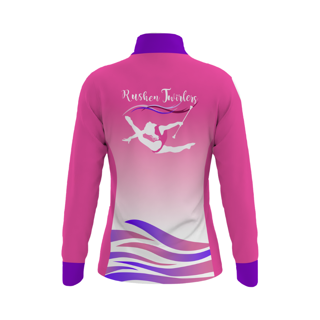 Rushen Twirlers Sublimated Full Zip Lycra Stretch Jacket