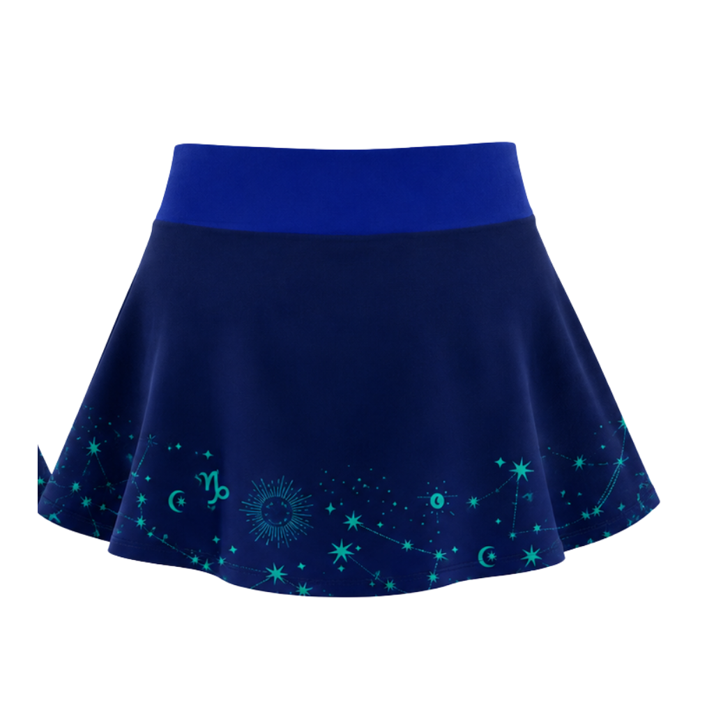 Gemini Twirl Team  Sublimated Lycra Rally Skirt