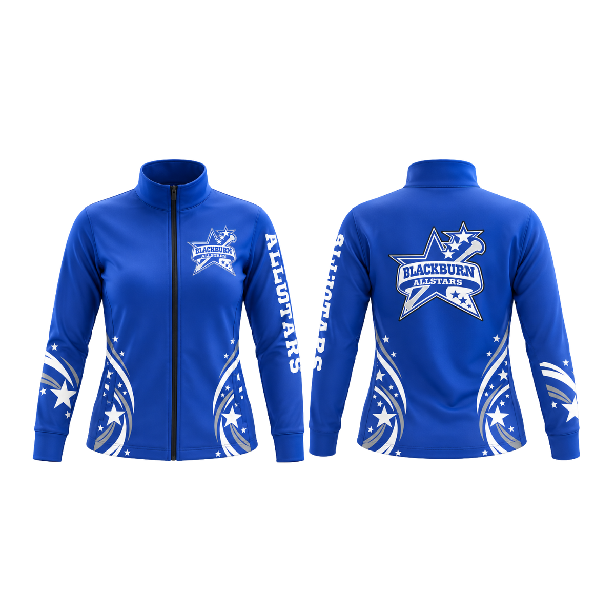Blackburn All Stars  Sublimated Full Zip Lycra Stretch Jacket