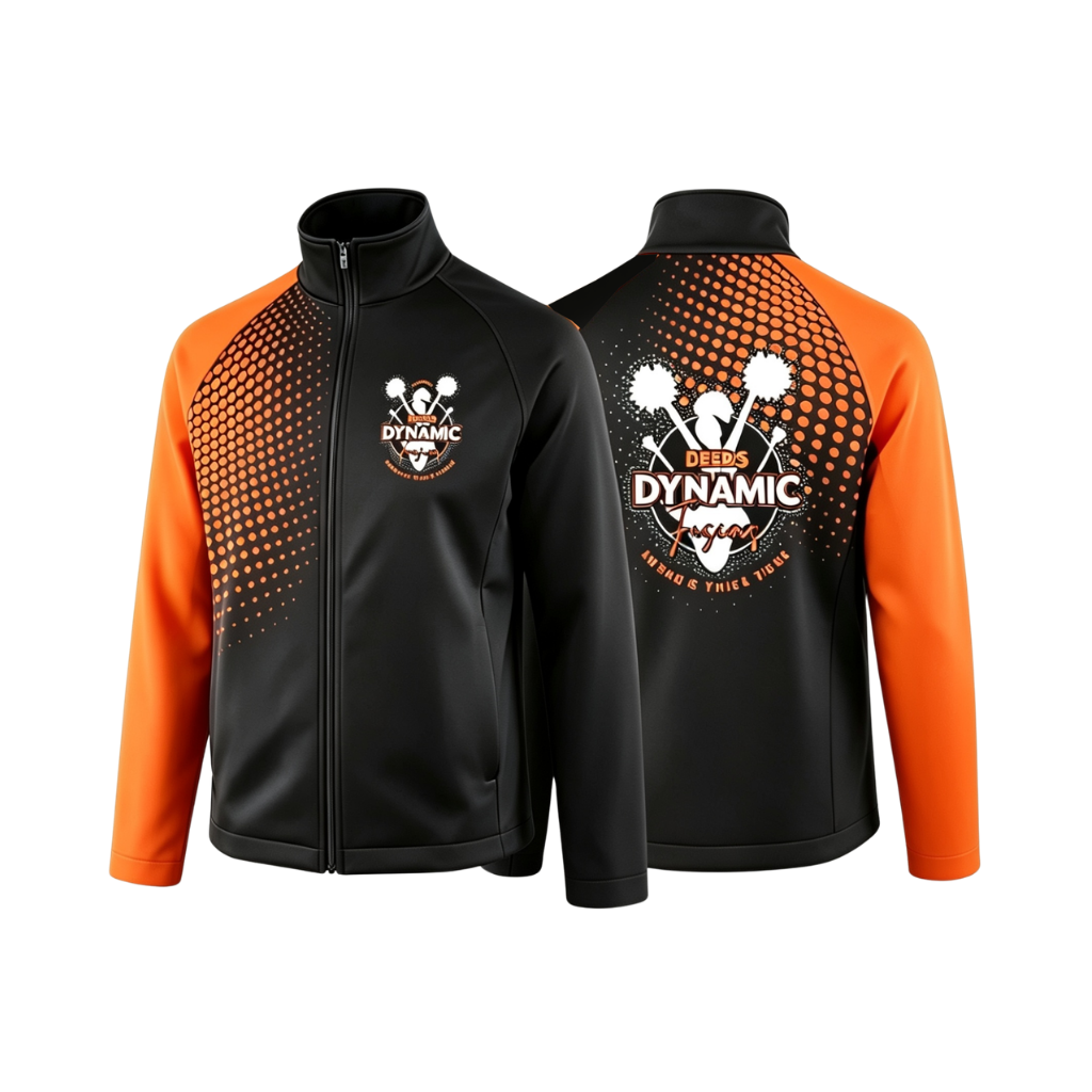 Leeds Dynamic Fusions Sublimated Full Zip Softshell Jacket (Shower Resistant Coat)