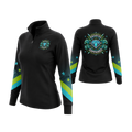 Reddish Sapphires  Sublimated 1/4 Zip Lycra Stretch Jacket
