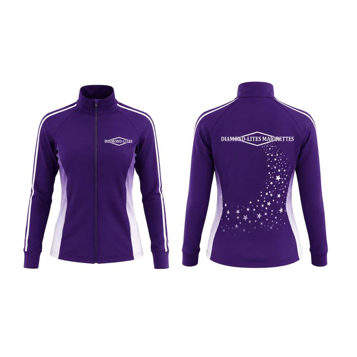 Diamond-lites  Sublimated Full Zip Lycra Stretch Jacket