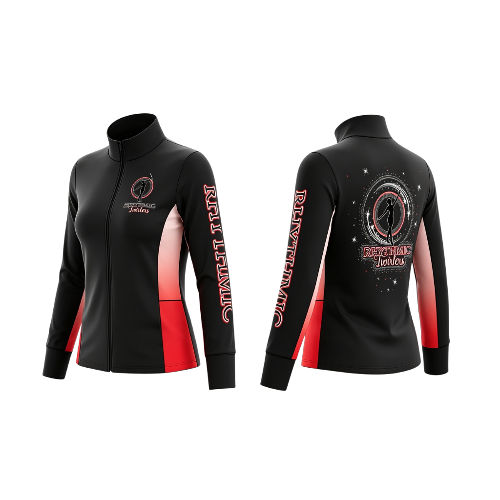 Rhythmic Twirlers Sublimated Full Zip Lycra Stretch Jacket