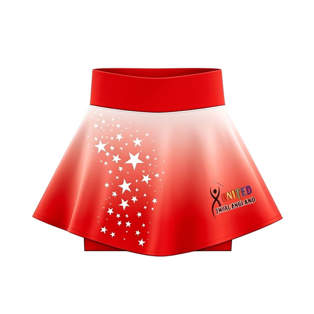 Team England  Sublimated Lycra Rally Skirt