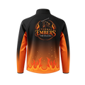 Eternal Embers Twirlers Sublimated Full Zip Softshell Jacket (Shower Resistant Coat)