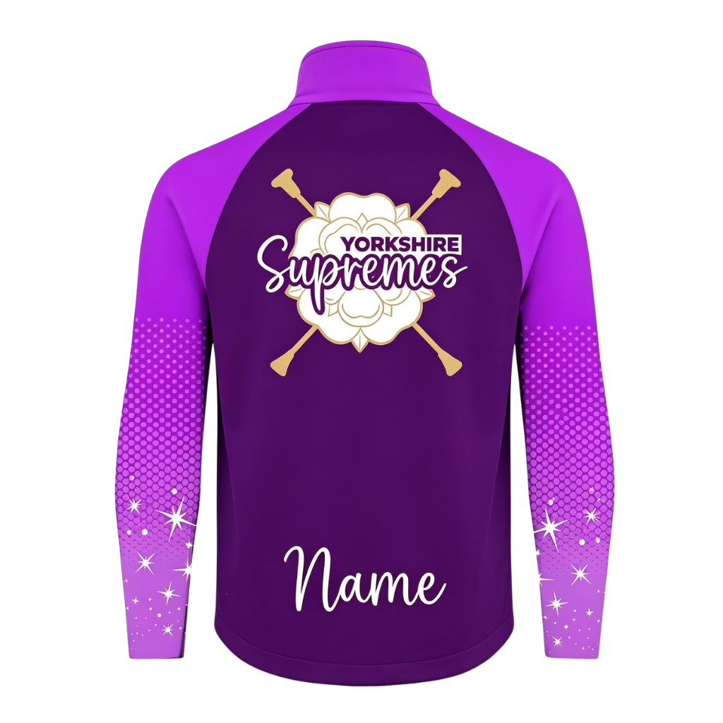 Yorkshire Supremes Sublimated Full Zip Softshell Jacket (Shower Resistant Coat)