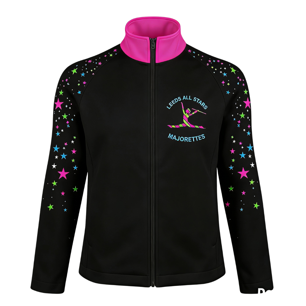 Leeds All Stars Sublimated Full Zip Softshell Jacket (Shower Resistant Coat)