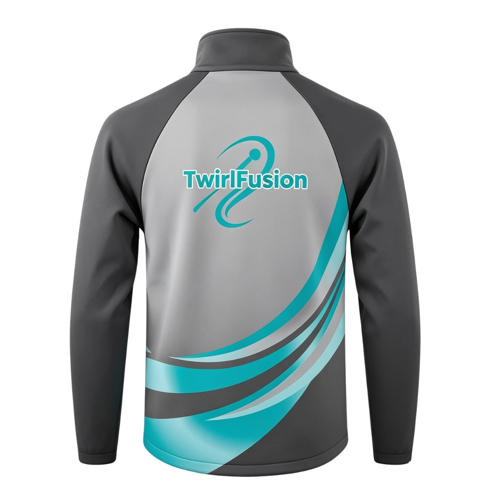 Twirl Fusion Sublimated Full Zip Softshell Jacket (Shower Resistant Coat)