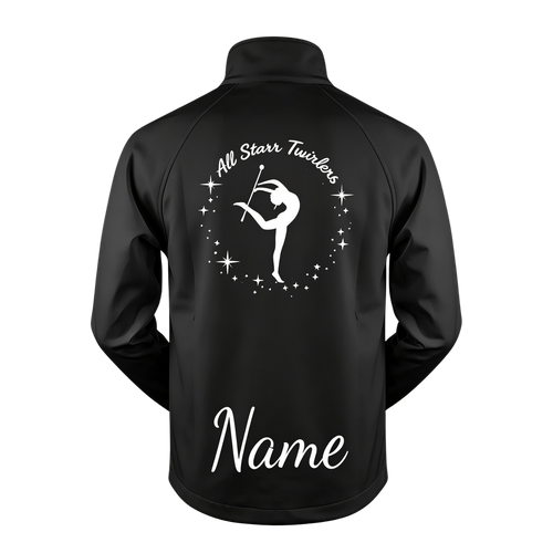 All Starr Twirlers Sublimated Full Zip Softshell Jacket (Shower Resistant Coat)