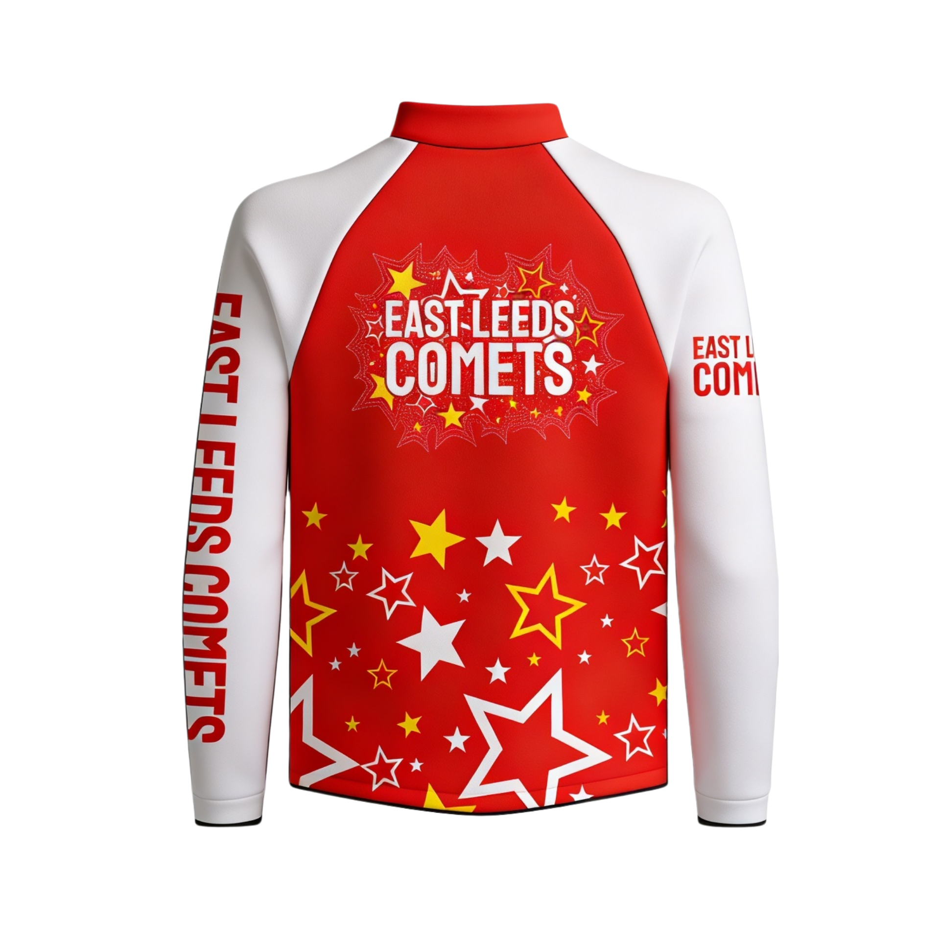 East Leeds Comets Sublimated Full Zip Softshell Jacket (Shower Resistant Coat)