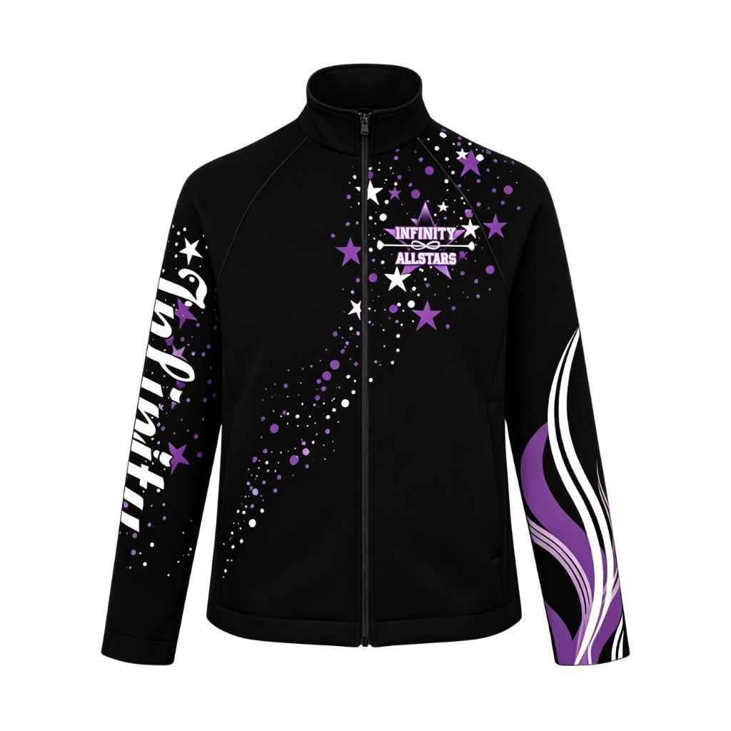 Infinity All Stars Original  Sublimated Full Zip Softshell Jacket (Shower Resistant Coat)