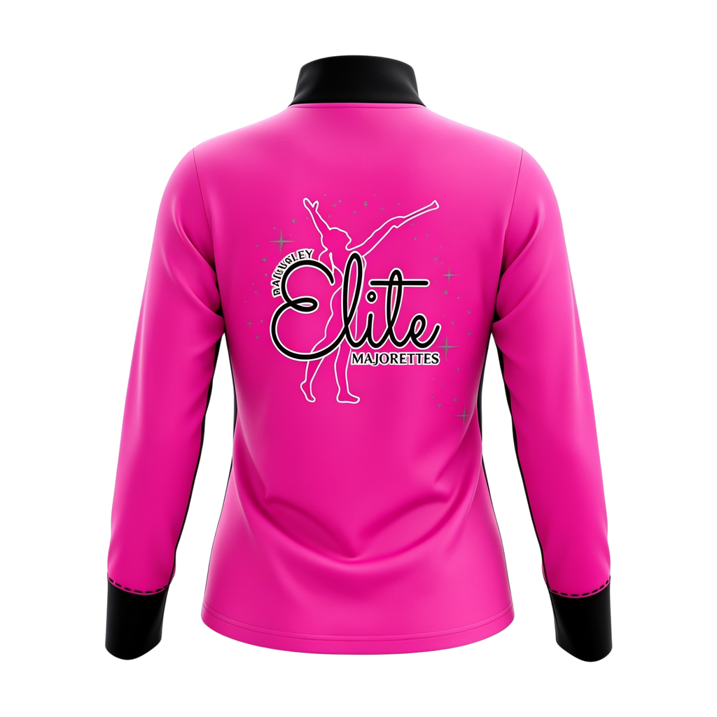Barnsley Elite Majorettes Sublimated 1/4 Zip Lycra Stretch Jacket