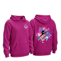 Euphoria Pink/Purple Cotton Hoody