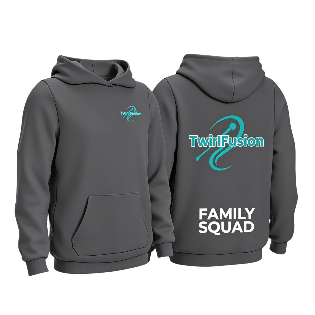 Twirl Fusion Family Squad Cotton Hoody