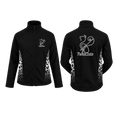TwirlCats  Sublimated Full Zip Softshell Jacket (Shower Resistant Coat)