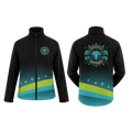 Reddish Sapphires  Sublimated Full Zip Softshell Jacket (Shower Resistant Coat)