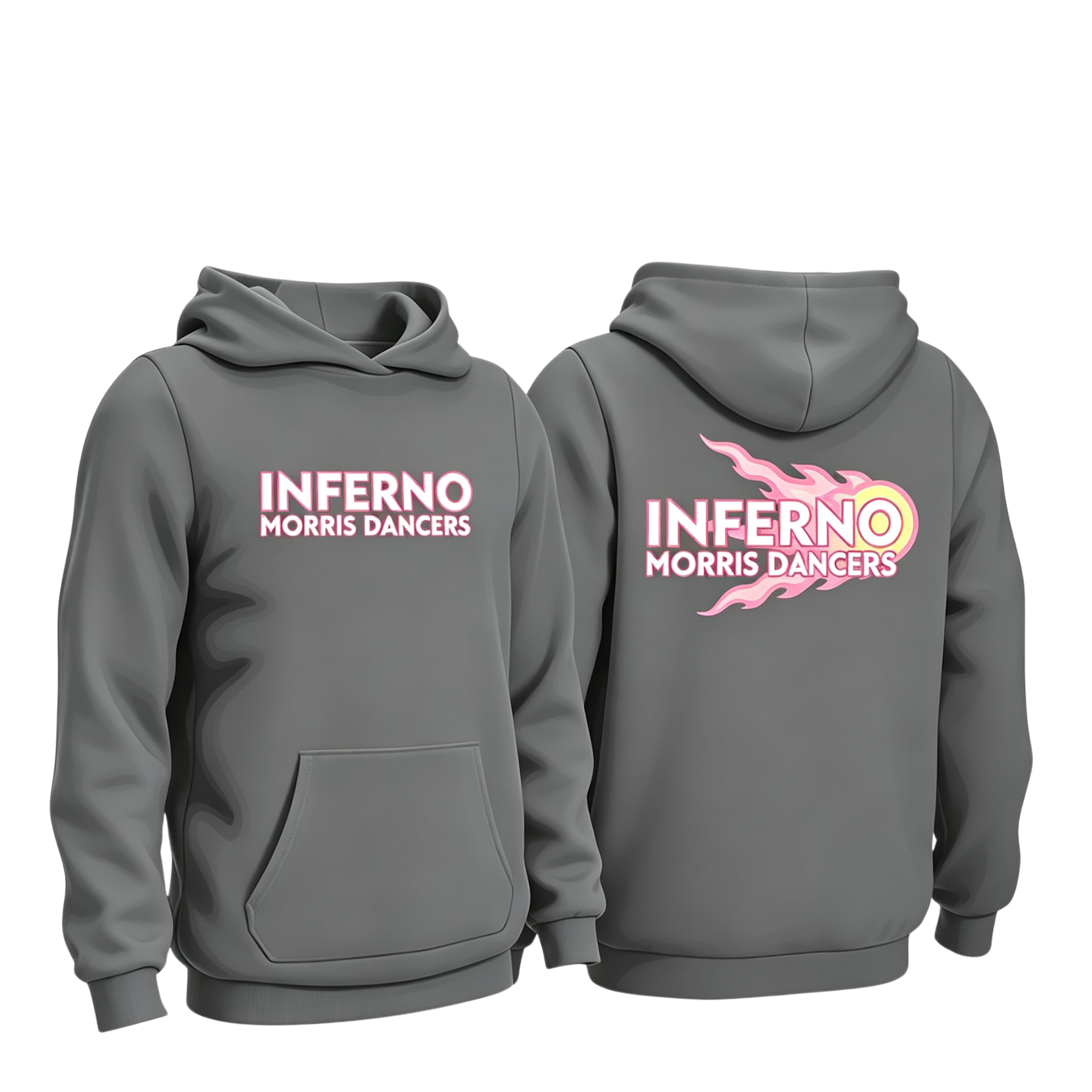 Inferno Morris Dancers Cotton Hoody