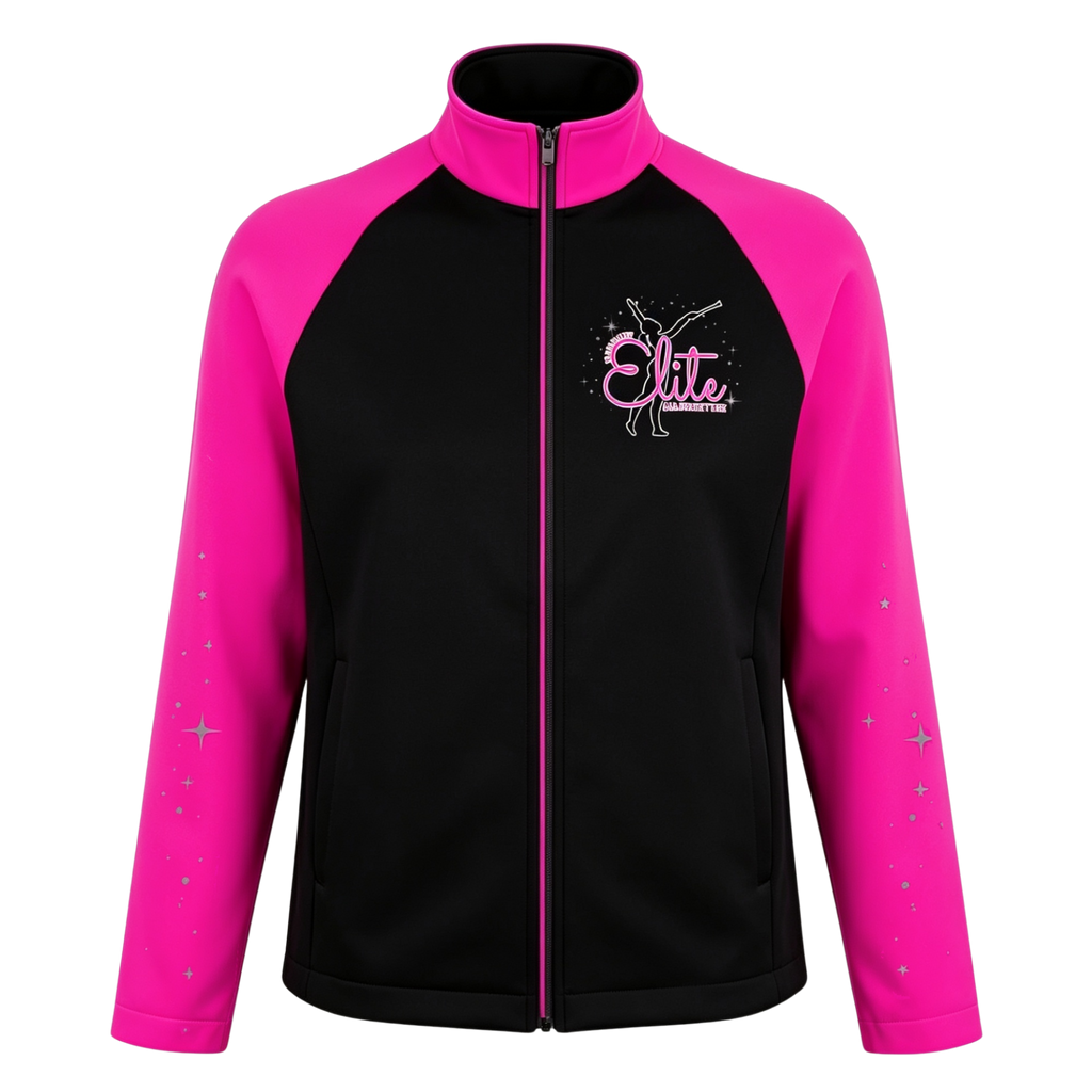 Barnsley Elite Majorettes Sublimated Full Zip Softshell Jacket (Shower Resistant Coat)