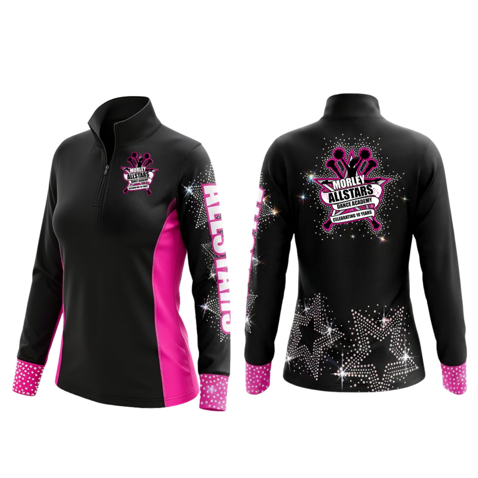 Morley All Stars Sublimated 1/4 Zip Lycra Stretch Jacket