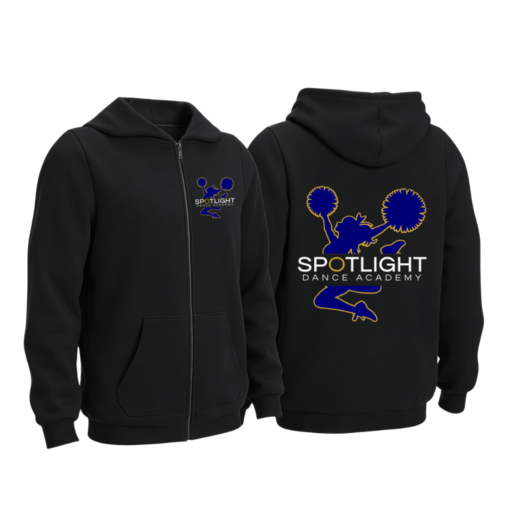 Spotlight Dance Academy Zip Up Cotton Hoody