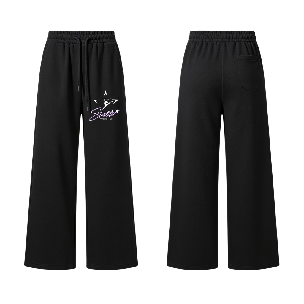 Starlite Twirlers Wide Leg Cotton Joggers