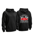Bridlington Red Admirals Sparkle Cotton Hoody - Black