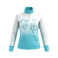 Amico Stars Morris Dancers Sublimated 1/4 Zip Lycra Stretch Jacket (White pattern)