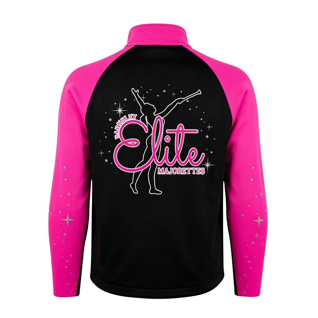 Barnsley Elite Majorettes Sublimated Full Zip Softshell Jacket (Shower Resistant Coat)