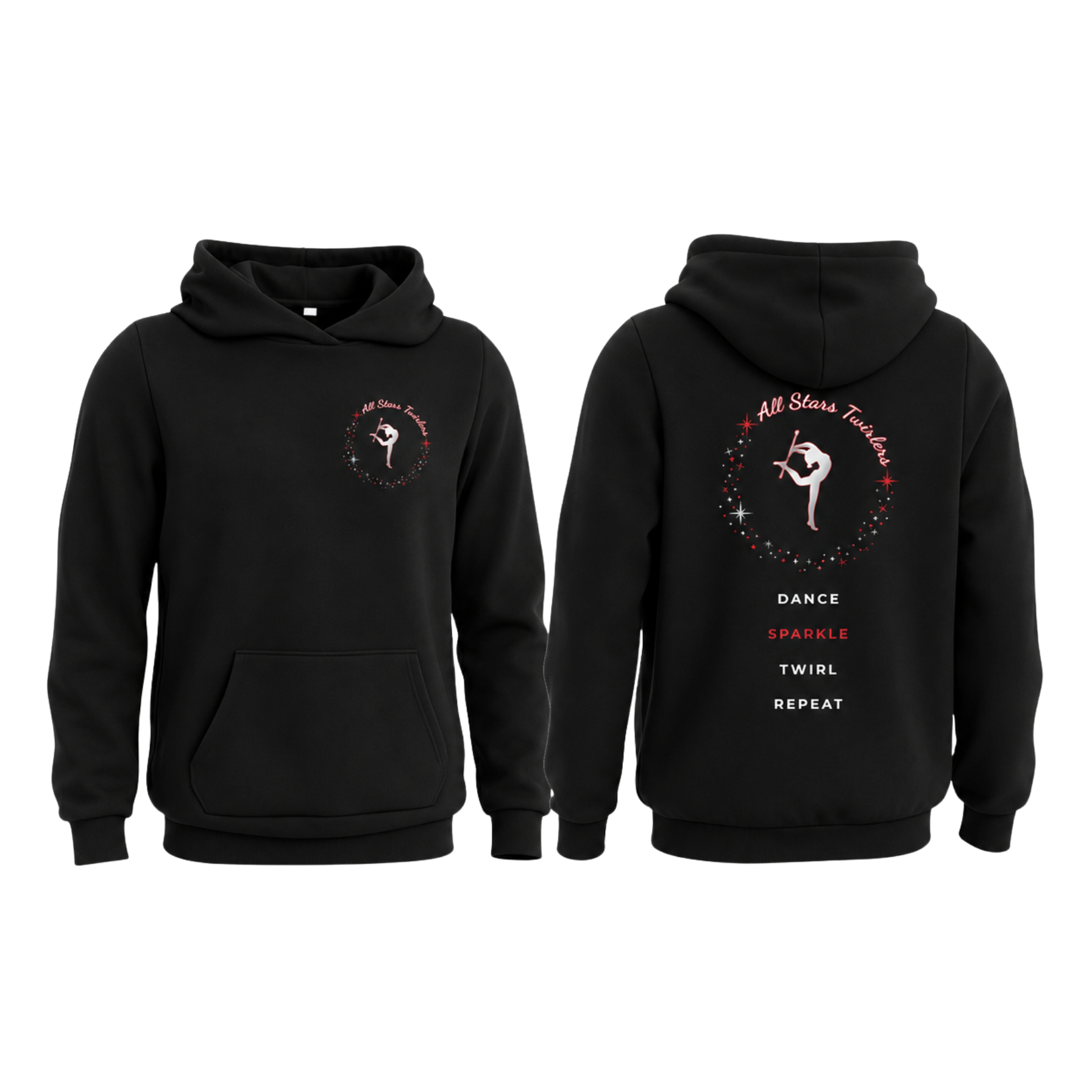 All Starr Twirlers  Cotton Hoody