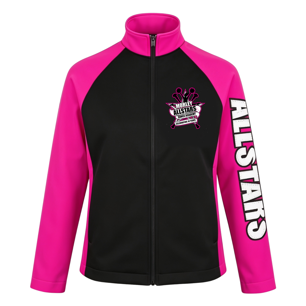 Morley All Stars Sublimated Full Zip Softshell Jacket (Shower Resistant Coat)