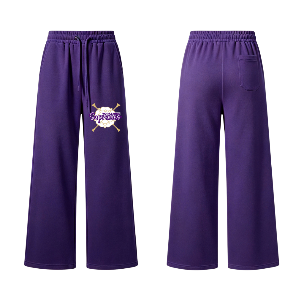 Yorkshire Supremes Wide Leg Cotton Joggers