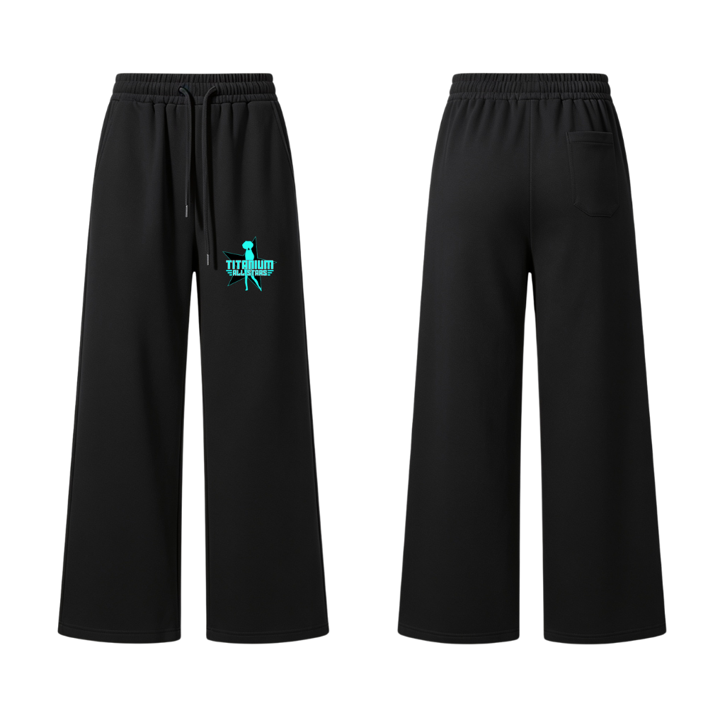 Titanium All Stars Majorettes Wide Leg Cotton Joggers
