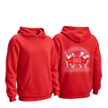 Bridlington Red Admirals Sparkle Cotton Hoody - Red