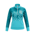 Amico Stars Morris Dancers Sublimated 1/4 Zip Lycra Stretch Jacket (Blue pattern)